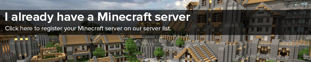 Click here to register your Minecraft Java server