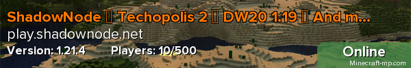 ShadowNode ◈ Enigmatica 6 (!!NEW!!) ◈ ATM6 ◈ Direwolf20 1.16 (!!NEW!!) ◈ ShadowNode ◈ Enigmatica 6 (!!NEW!!) ◈ ATM6 ◈ Direwolf20 1.16 (!!NEW!!) ◈