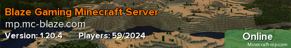 Blaze Gaming Minecraft Server