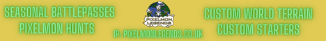 Pixelmon Legends - Currently in Alpha