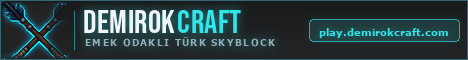 DemirOkCraft - Emek Odaklı Türk SkyBlock Sunucusu