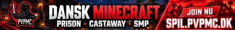 PVPMC - Dansk Minecraft server | Prison, SMP & Castaway
