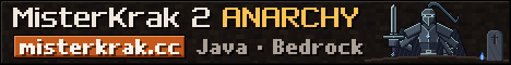 MisterKrak 2 Anarchy | Java + Bedrock