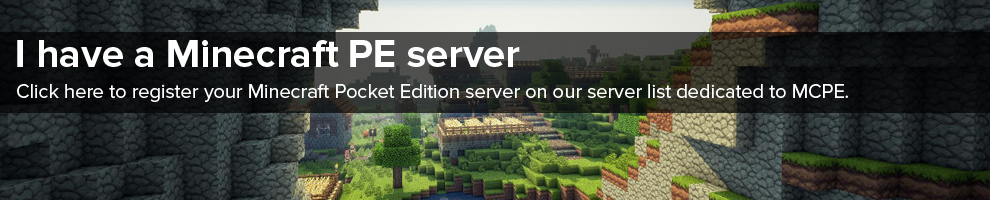 Click here to register your Minecraft Bedrock server