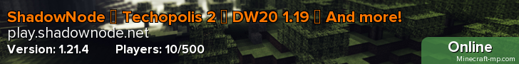 ShadowNode ◈ Enigmatica 6 (!!NEW!!) ◈ ATM6 ◈ Direwolf20 1.16 (!!NEW!!) ◈ ShadowNode ◈ Enigmatica 6 (!!NEW!!) ◈ ATM6 ◈ Direwolf20 1.16 (!!NEW!!) ◈
