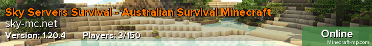 Sky Servers Survival - Australian Survival Minecraft
