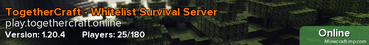 TogetherCraft - Whitelist Survival Server