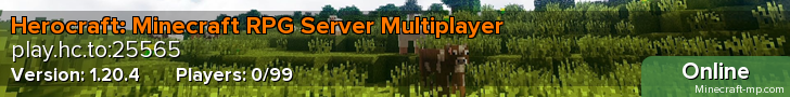 Herocraft: Minecraft RPG Server Multiplayer