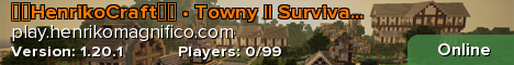 ☀️HenrikoCraft☀️ • 1.19 || Towny || Seasons || NO Pay-to-Win || Custom Plugins ☀️HenrikoCraft☀️ • 1.19 || Towny || Seasons || NO Pay-to-Win || Custom Plugins